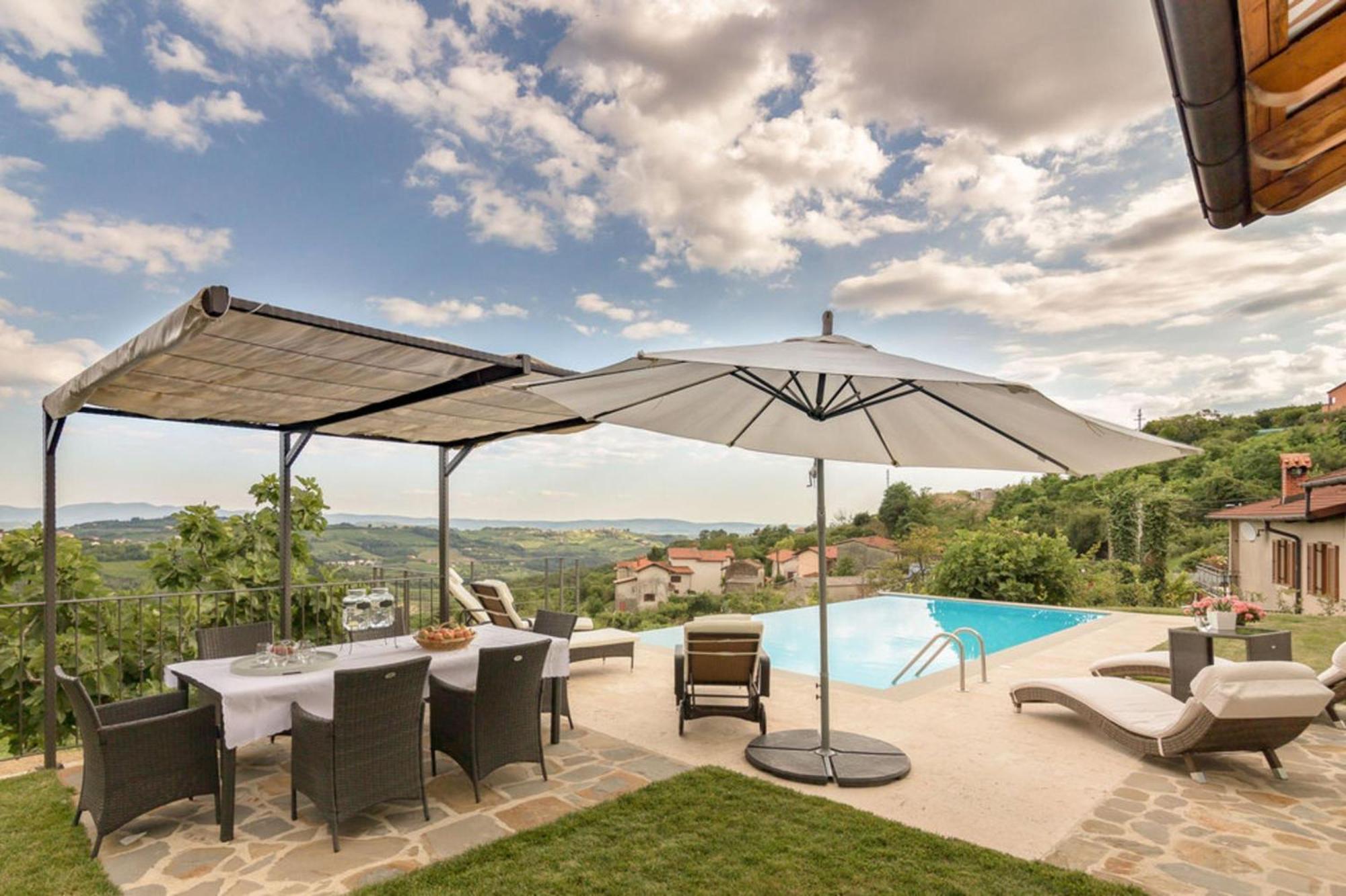 Pool & Sauna Villa Gizela - Happy Rentals Kojsko Exterior foto